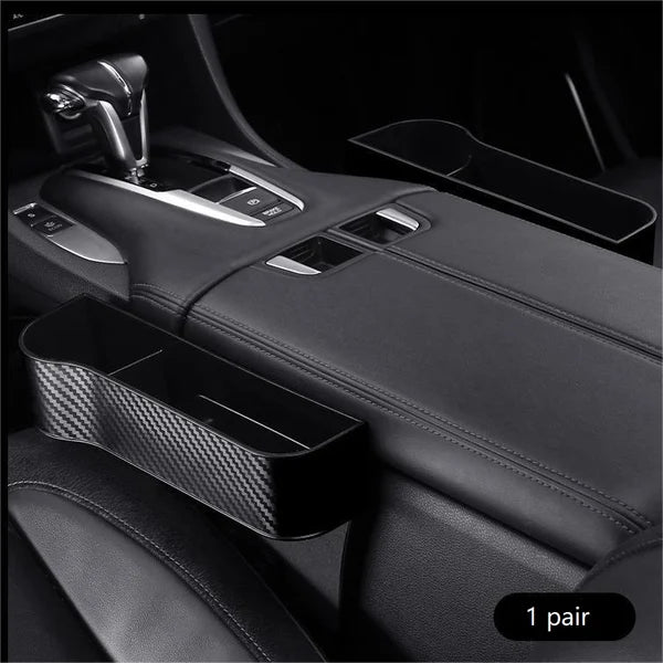 Organizador multifuncional de cuero para asiento de coche, ¡45% de descuento!