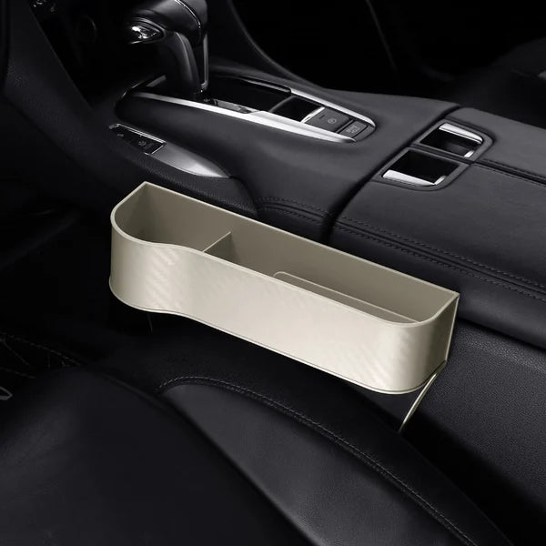Organizador multifuncional de cuero para asiento de coche, ¡45% de descuento!