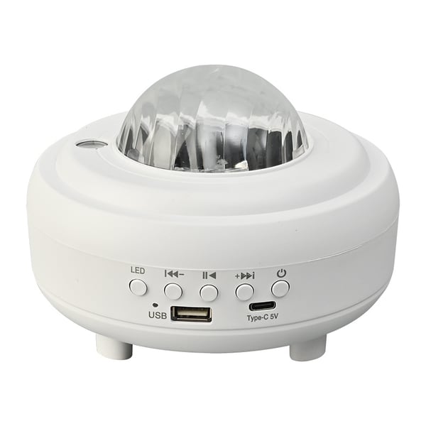 Proyector de auroras boreales: perdido en el encantador cielo estrellado