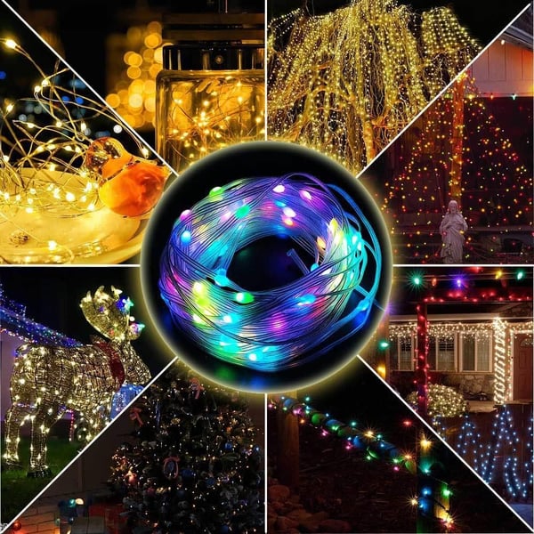 VENTA CALIENTE 45%🔥 Nuevas cadenas de luces fantasma RGB Control de aplicación Bluetooth