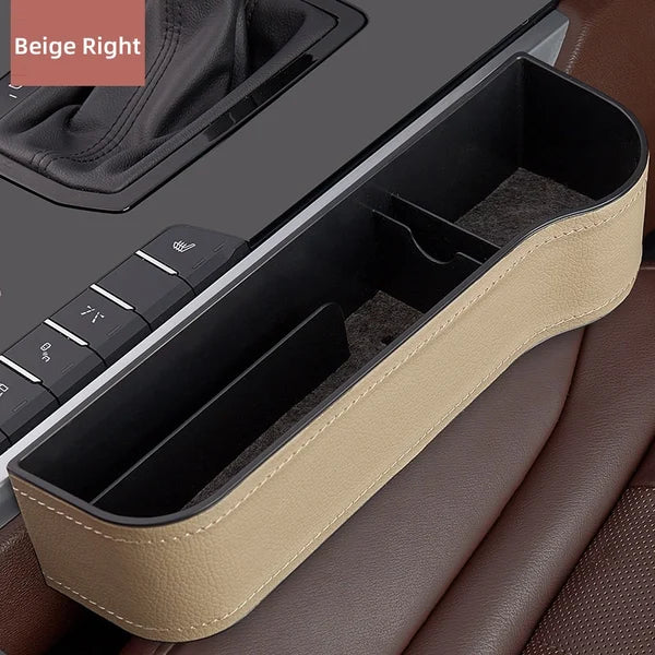 Organizador multifuncional de cuero para asiento de coche, ¡45% de descuento!