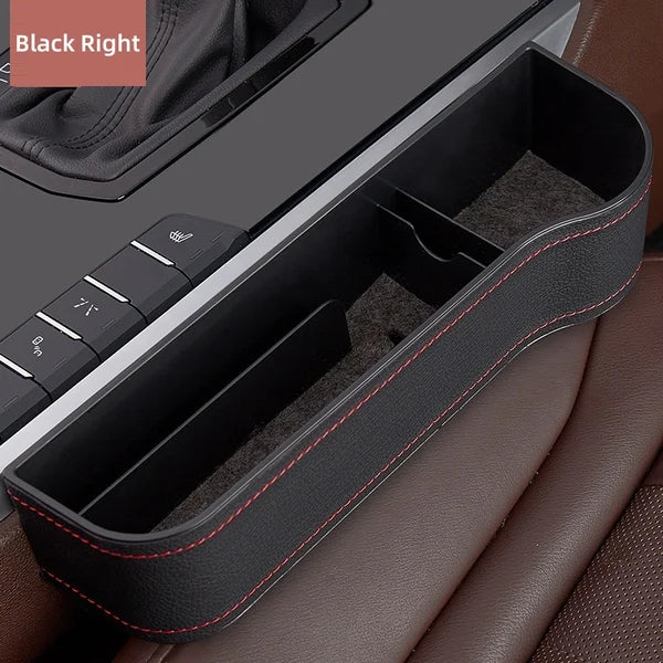 Organizador multifuncional de cuero para asiento de coche, ¡45% de descuento!