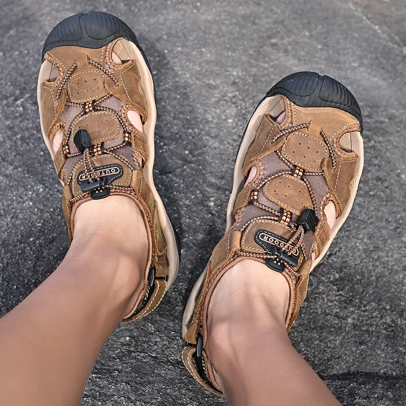 Early Summer Sale 50% Off💝 Plus Size Summer Casual Outdoor Orthopedic Slip-on Shoes, Summer Hiking Sandals