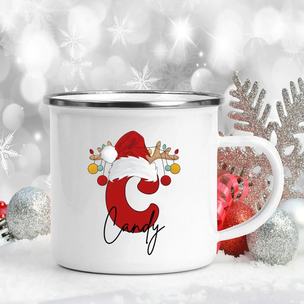 Tazas de café navideñas personalizadas