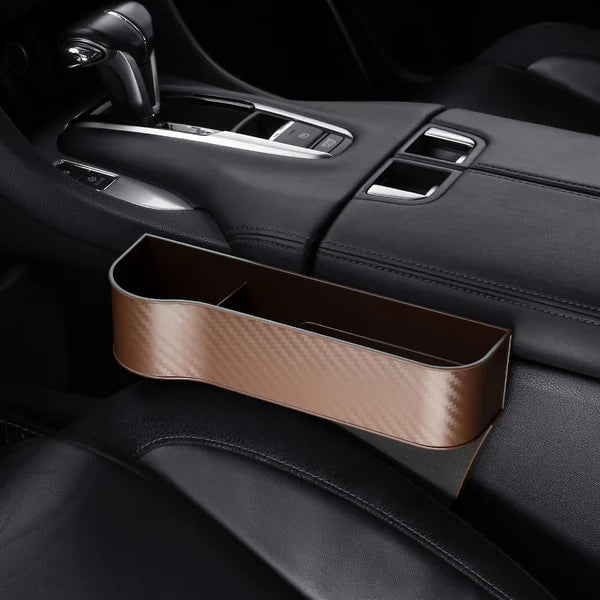 Organizador multifuncional de cuero para asiento de coche, ¡45% de descuento!