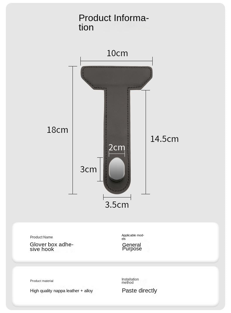 Gancho de almacenamiento oculto delantero para coche (45 % de descuento)