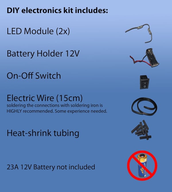 Lámpara de pared de águila calva