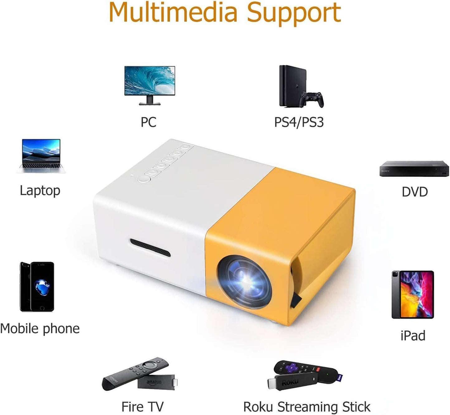 On This Week Sale 45%š„Portable Home Projector