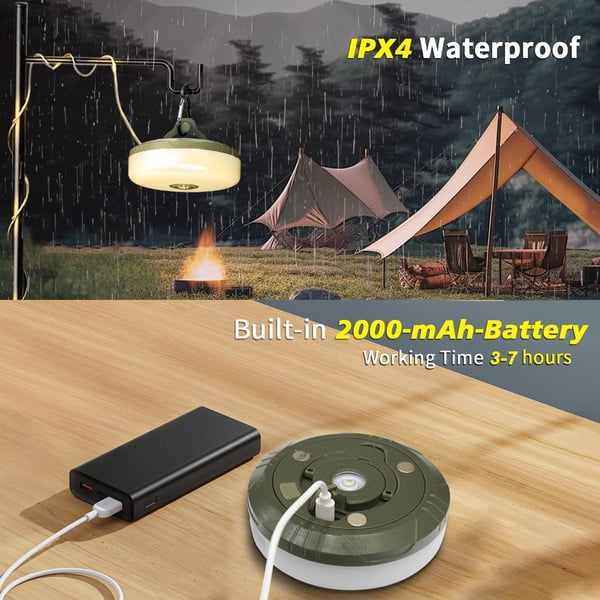 OFERTA CALIENTE 45%🔥Iluminación exterior Camping Linterna Rollo Luz de ambiente