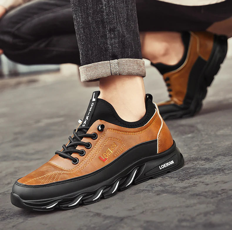Last day Sale 70% OFF🔥 Men's Casual Fashion Orthopedic Outdoor Shoes – Waterproof Anti-Puncture, Anti-Collision