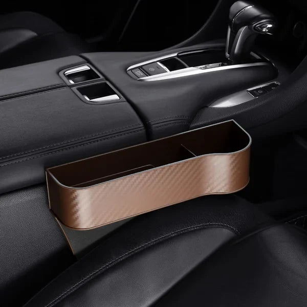 Organizador multifuncional de cuero para asiento de coche, ¡45% de descuento!