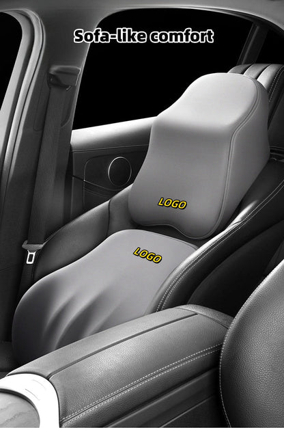 REBAJAS 45%🔥 Reposacabezas y soporte lumbar de primera clase para coche [Ajuste universal]