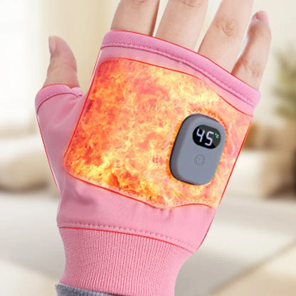 🎁 Christmas Promotion 45% Off✨Smart Thermostatic Heated Fingerless Gloves [Universal Fitment - Men/ Women/ Kids]