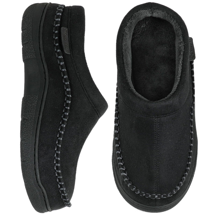 🎁Christmas Promotion 50% Off🎄Men's Non-Slip Warm Plush Wide Toes Slip-On Slippers