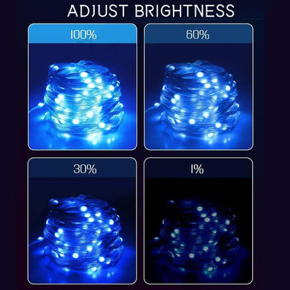 VENTA CALIENTE 45%🔥 Nuevas cadenas de luces fantasma RGB Control de aplicación Bluetooth 
