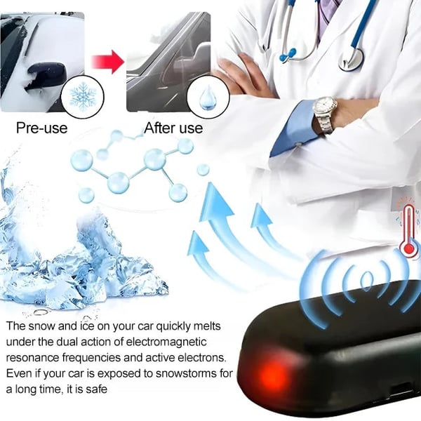 🎁Christmas Promotion 50% Off❄️Car's Electromagnetic Wave Anti-freezing and Snow Removal Device