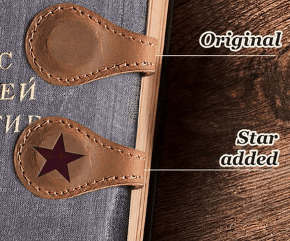 50% Off for Book Lovers🎁 Personalized Magnetic Leather Bookmark [Buy More Save More]