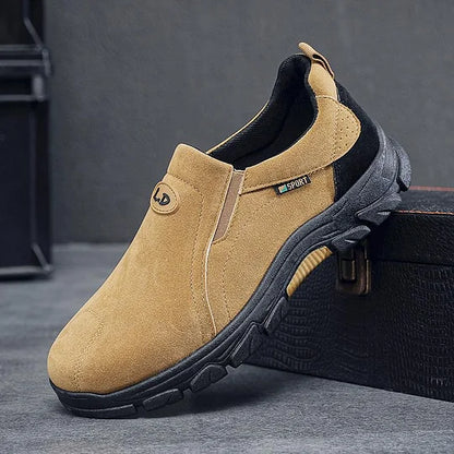 On This Week Sale Off 70%🎁 Men's Orthopedic Ankle Support Wide Toe Arch Support Slip-On Loafers Shoes