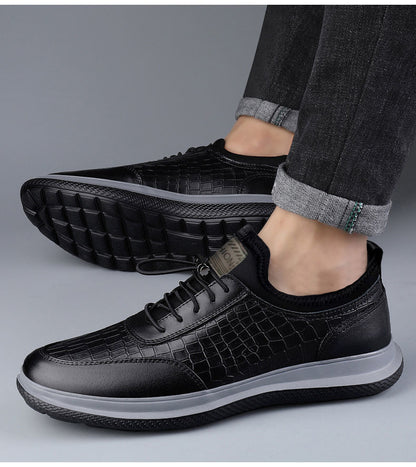 🔥Limited Time Offer 49% OFF🔥Men's Classic Textured Leather Casual Shoes