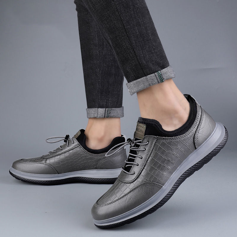 🔥Limited Time Offer 49% OFF🔥Men's Classic Textured Leather Casual Shoes