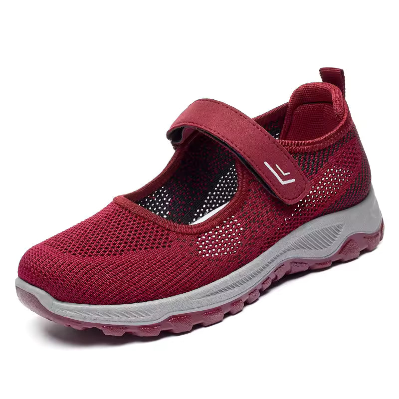Extra Wide Orthopedic Comfort Walking Shoes for Women – Stretch Fit for Swollen Feet