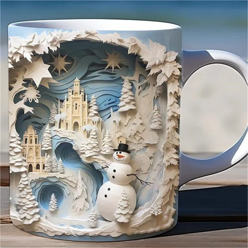 Bookshelves Hole In A Wall Mug(12oz)