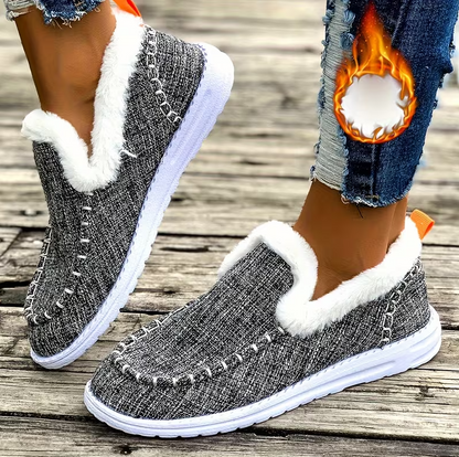 Early Fall Promotion 49% OFF❤️ Women’s cozy fleece walking slip-ons winter shoes