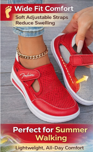 Summer Promotion -50%❤️ Women's Orthopedic Breathable Slip-On Shoes