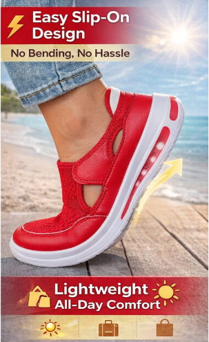 Summer Promotion -50%❤️ Women's Orthopedic Breathable Slip-On Shoes