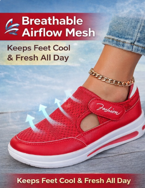 Summer Promotion -50%❤️ Women's Orthopedic Breathable Slip-On Shoes