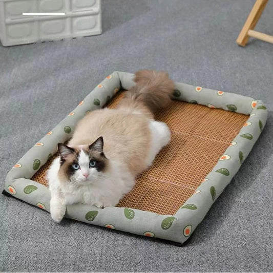 🐱Summer Cooling Cat Rattan Mat