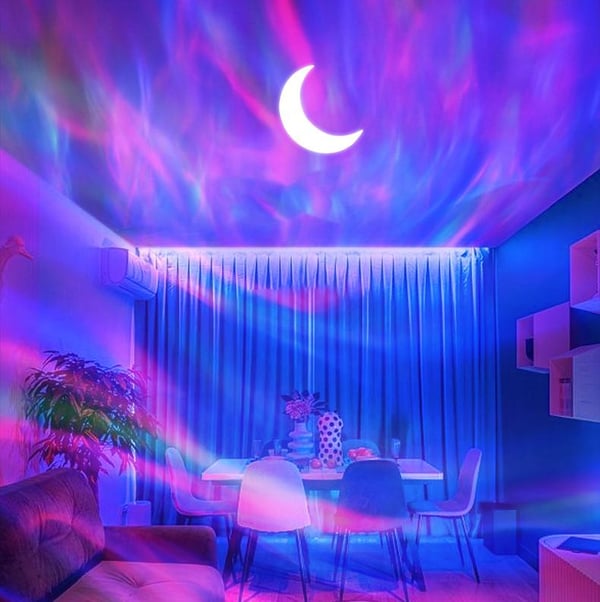 Northern Lights Aurora Projector - Lost in the enchanting starry sky