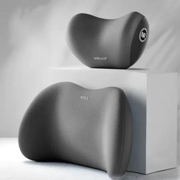 OFERTA CALIENTE 45% DE DESCUENTO🎁 Cojín para reposacabezas y soporte lumbar de coche [Ajuste universal]