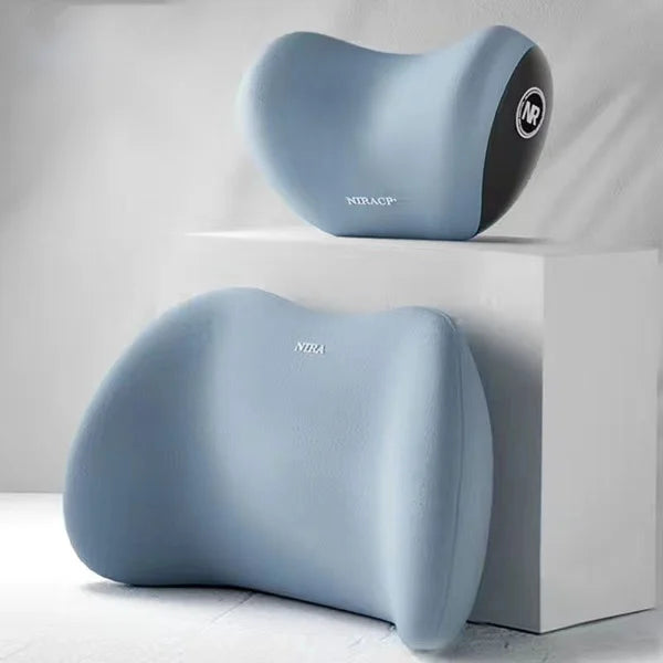 OFERTA CALIENTE 45% DE DESCUENTO🎁 Cojín para reposacabezas y soporte lumbar de coche [Ajuste universal]
