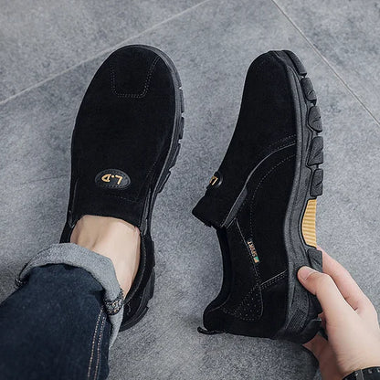 On This Week Sale Off 70%🎁 Men's Orthopedic Ankle Support Wide Toe Arch Support Slip-On Loafers Shoes